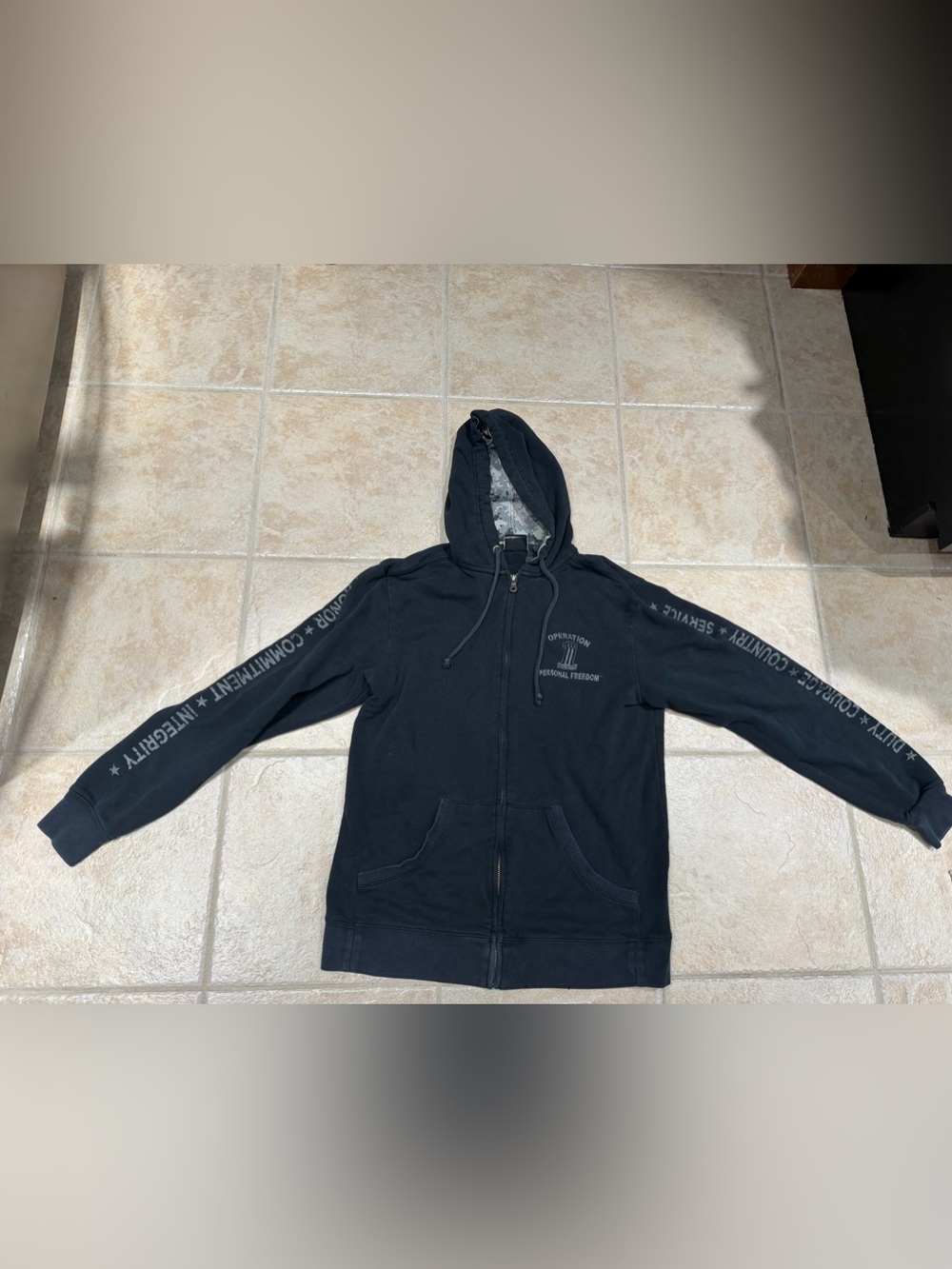 Harley-Davidson wounded warrior project hoodie Womens Size Small In EUC